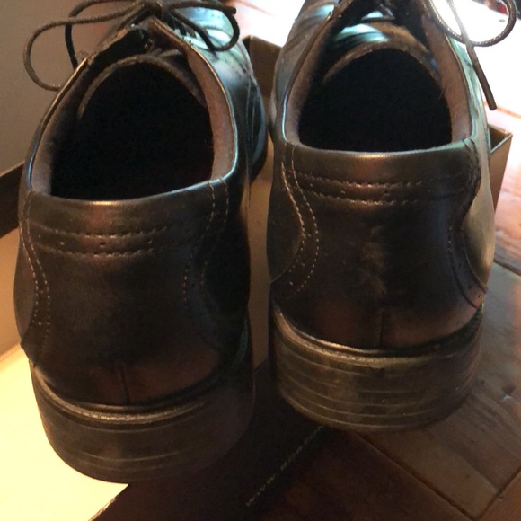 Bostonian men’s dress shoes NEWBURYPORT size 13M Black wing tips - Picture 2 of 4